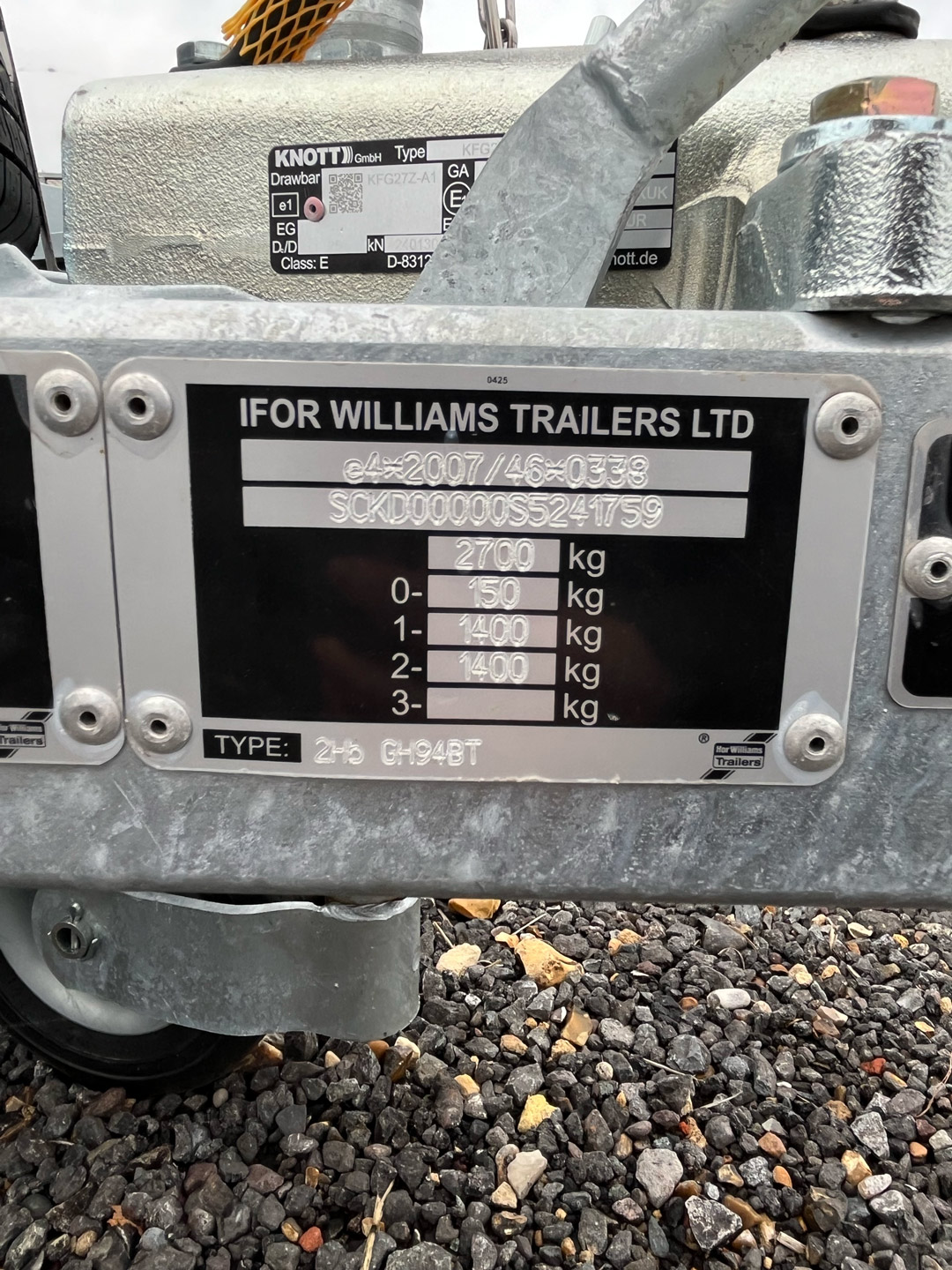 Ifor Williams GH94BT Plant Trailer