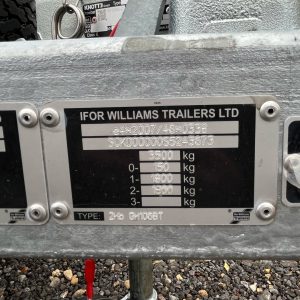 Ifor Williams GH106BT Plant Trailer