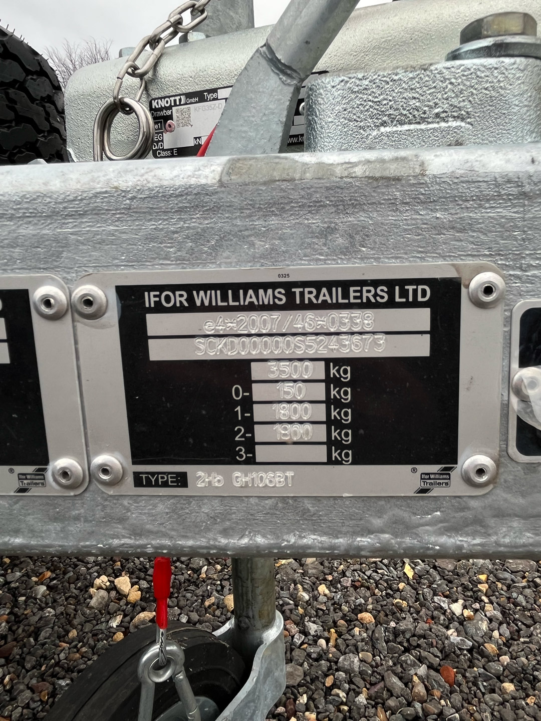 Ifor Williams GH106BT Plant Trailer