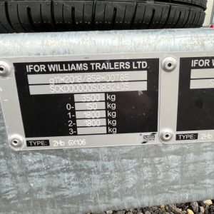 Ifor Williams GX106 Plant Trailer