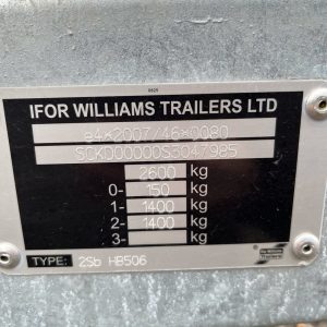 Ifor Williams HB506 Horse Trailer
