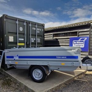 Ifor Williams TM141-2514 Tow-Max flatbed trailer with drop sides