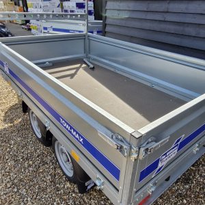 Ifor Williams TM202-2514 Tow-Max flatbed trailer with drop sides