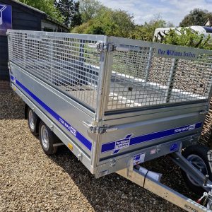 Ifor Williams TM272-3617 Tow-Max Pro Flatbed Trailer with mesh side extensions