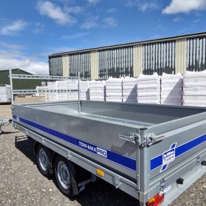 Ifor Williams TM272-3617 Tow-Max Pro Flatbed Trailer side view