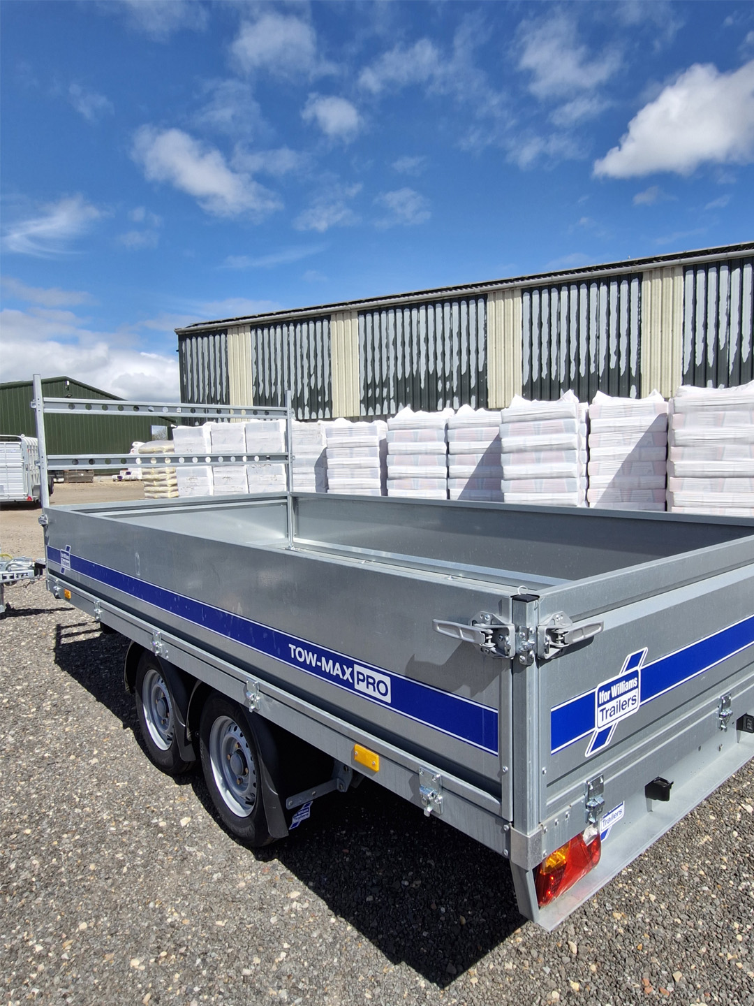 Ifor Williams TM272-3617 Tow-Max Pro Flatbed Trailer side view