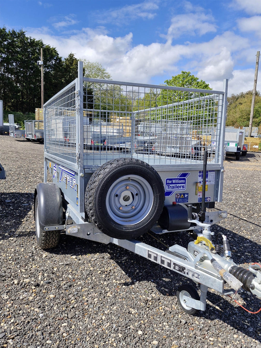 Ifor Williams TT2012 Tipper Trailer with Mesh Side Extensions