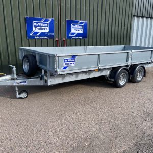 Ifor Williams LM166 Twin Axle Flatbed Trailer