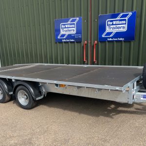 Ifor Williams LM166 Beaver Tail Flatbed Trailer