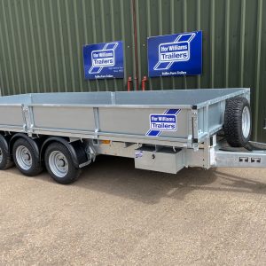 Ifor Williams LM166 Tri Axle 185/70R13 Flatbed Trailer