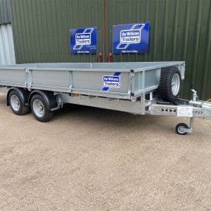 Ifor Williams LM166 Twin Axle 185/70R13 Flatbed Trailer